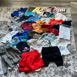 Bundle of boys preemie to 3 month clothing🩵